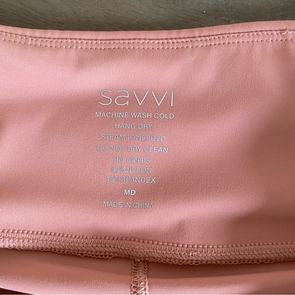 Savvi Pink Ruffle Skort – Built-In Shorts Activewear Size M - Picture 4 of 9